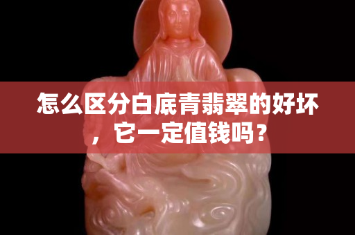 怎么区分白底青翡翠的好坏，它一定值钱吗？