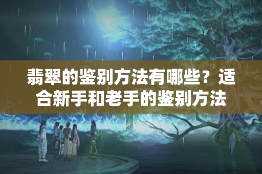 翡翠的鉴别方法有哪些？适合新手和老手的鉴别方法