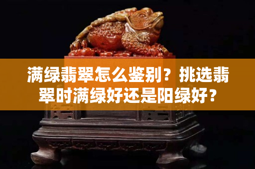 满绿翡翠怎么鉴别？挑选翡翠时满绿好还是阳绿好？