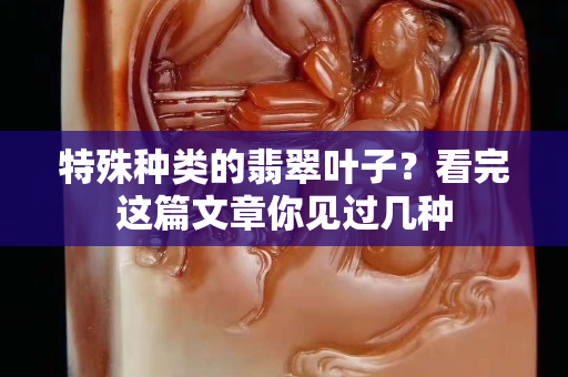 特殊种类的翡翠叶子？看完这篇文章你见过几种