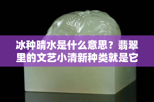 冰种晴水是什么意思？翡翠里的文艺小清新种类就是它