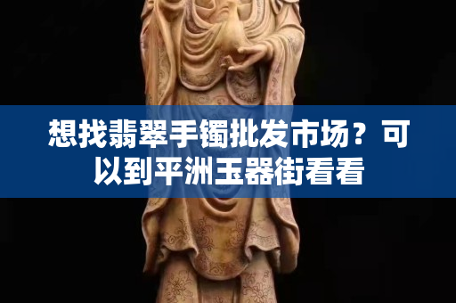 想找翡翠手镯批发市场？可以到平洲玉器街看看