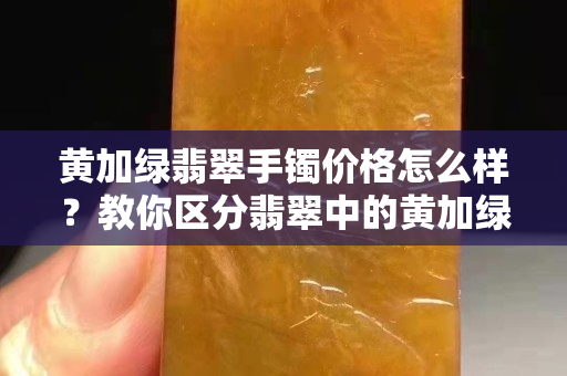 黄加绿翡翠手镯价格怎么样？教你区分翡翠中的黄加绿和黄夹绿