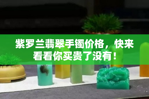 紫罗兰翡翠手镯价格，快来看看你买贵了没有！