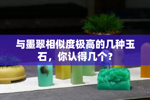 与墨翠相似度极高的几种玉石，你认得几个？