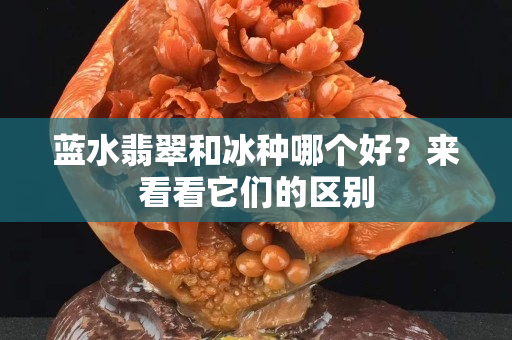 蓝水翡翠和冰种哪个好？来看看它们的区别