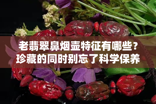 老翡翠鼻烟壶特征有哪些？珍藏的同时别忘了科学保养