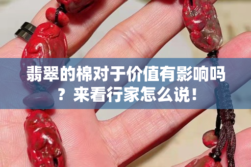 翡翠的棉对于价值有影响吗？来看行家怎么说！