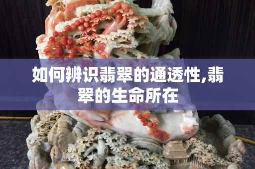 如何辨识翡翠的通透性,翡翠的生命所在