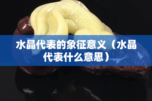 水晶代表的象征意义（水晶代表什么意思）