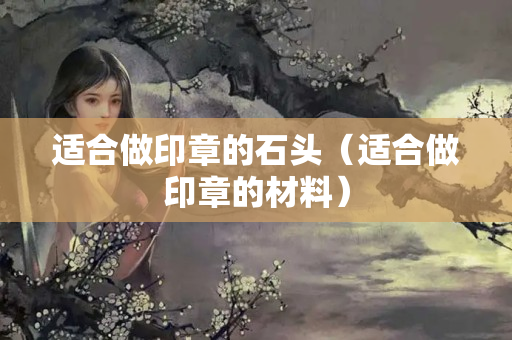 适合做印章的石头（适合做印章的材料）