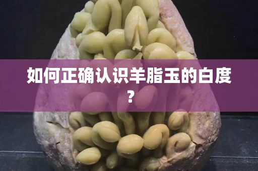 如何正确认识羊脂玉的白度？