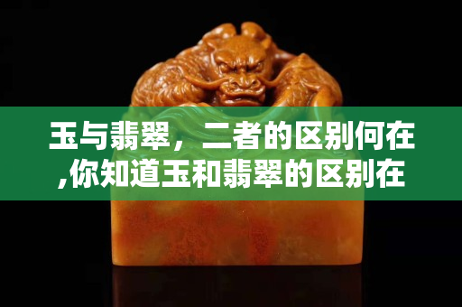 玉与翡翠，二者的区别何在,你知道玉和翡翠的区别在哪里吗？