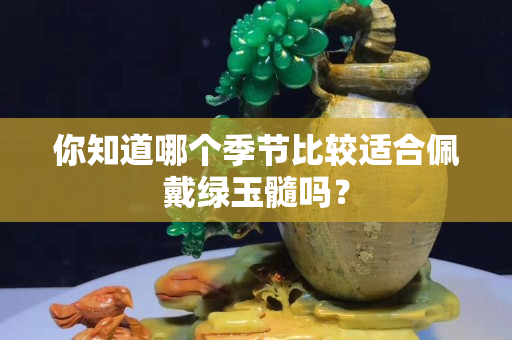 你知道哪个季节比较适合佩戴绿玉髓吗？