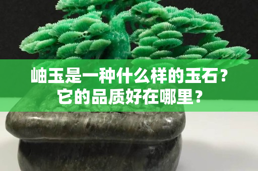 岫玉是一种什么样的玉石？它的品质好在哪里？