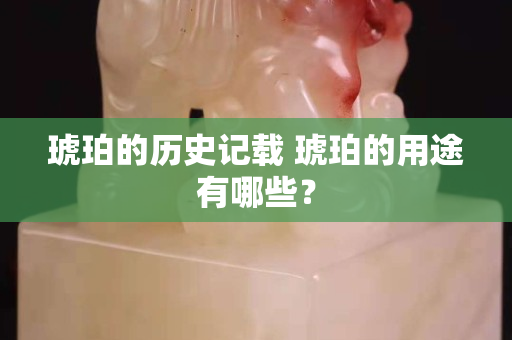 琥珀的历史记载 琥珀的用途有哪些？