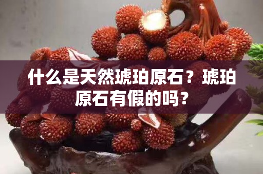 什么是天然琥珀原石？琥珀原石有假的吗？