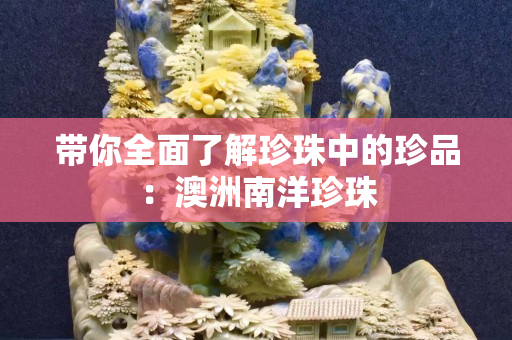 带你全面了解珍珠中的珍品：澳洲南洋珍珠