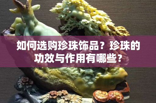 如何选购珍珠饰品？珍珠的功效与作用有哪些？