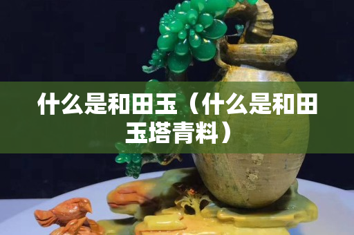 什么是和田玉（什么是和田玉塔青料）