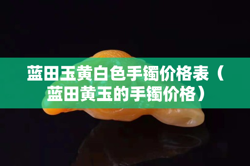 蓝田玉黄白色手镯价格表（蓝田黄玉的手镯价格）