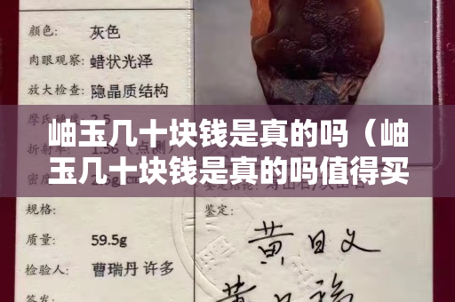 岫玉几十块钱是真的吗（岫玉几十块钱是真的吗值得买吗）