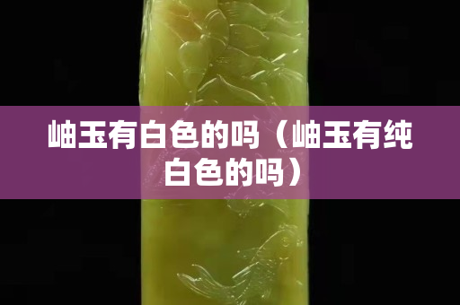 岫玉有白色的吗（岫玉有纯白色的吗）