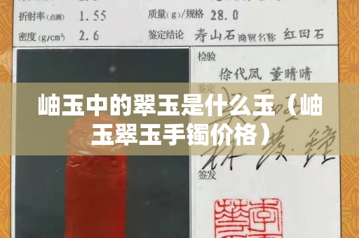 岫玉中的翠玉是什么玉（岫玉翠玉手镯价格）