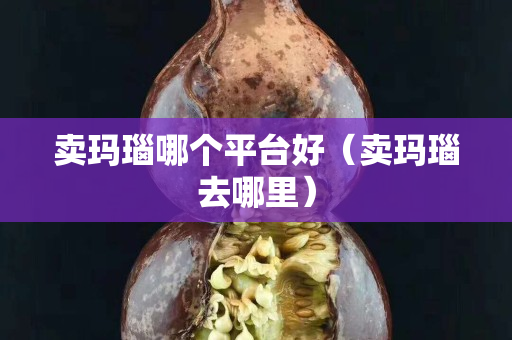 卖玛瑙哪个平台好（卖玛瑙去哪里）