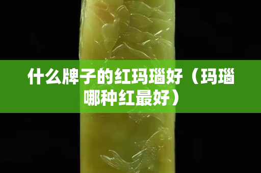 什么牌子的红玛瑙好（玛瑙哪种红最好）