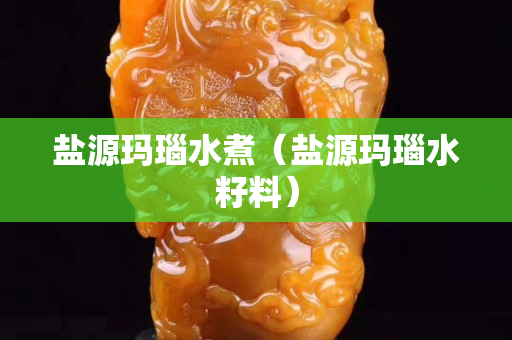 盐源玛瑙水煮（盐源玛瑙水籽料）