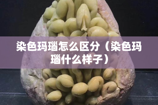 染色玛瑙怎么区分（染色玛瑙什么样子）