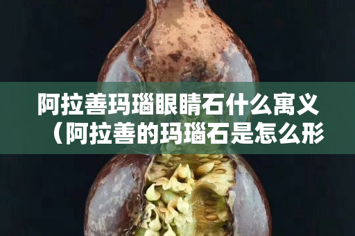 阿拉善玛瑙眼睛石什么寓义（阿拉善的玛瑙石是怎么形成的）