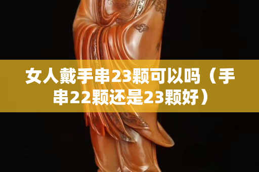 女人戴手串23颗可以吗（手串22颗还是23颗好）