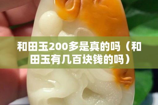 和田玉200多是真的吗（和田玉有几百块钱的吗）