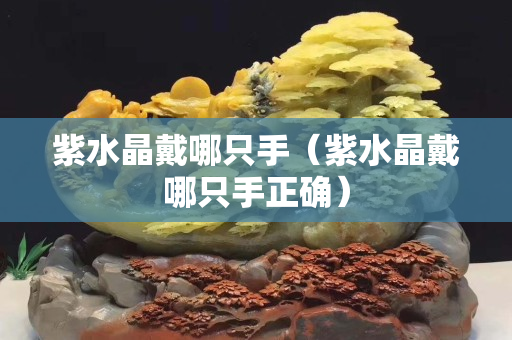 紫水晶戴哪只手（紫水晶戴哪只手正确）