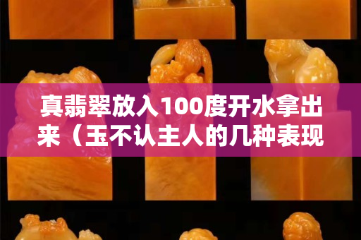 真翡翠放入100度开水拿出来（玉不认主人的几种表现）