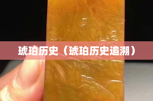 琥珀历史（琥珀历史追溯）