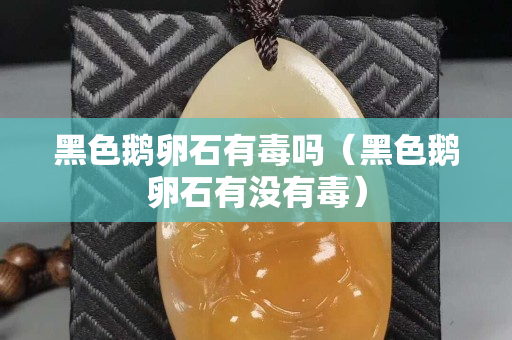 黑色鹅卵石有毒吗（黑色鹅卵石有没有毒）