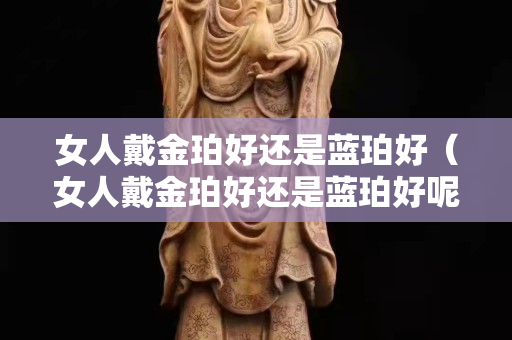 女人戴金珀好还是蓝珀好（女人戴金珀好还是蓝珀好呢）