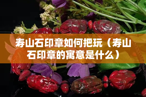 寿山石印章如何把玩（寿山石印章的寓意是什么）