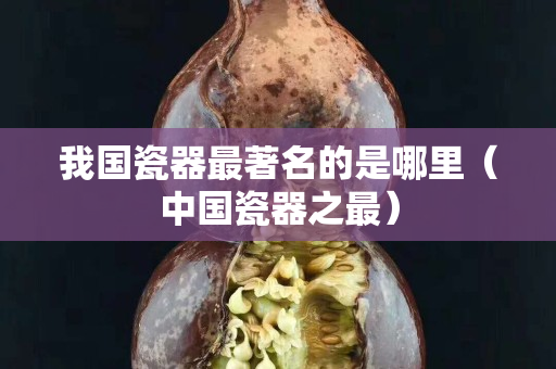 我国瓷器最著名的是哪里（中国瓷器之最）