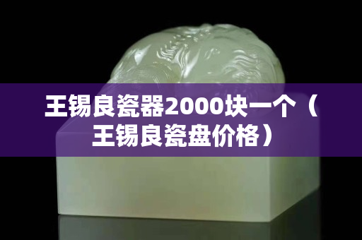 王锡良瓷器2000块一个（王锡良瓷盘价格）