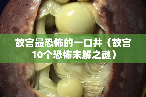 故宫最恐怖的一口井（故宫10个恐怖未解之谜）