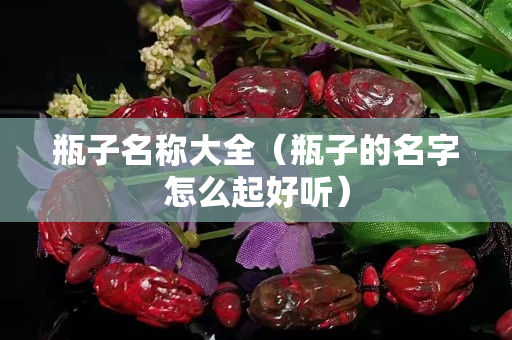 瓶子名称大全（瓶子的名字怎么起好听）