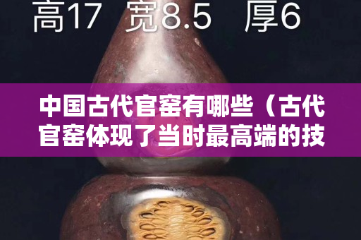 中国古代官窑有哪些（古代官窑体现了当时最高端的技术和审美特点）