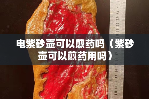 电紫砂壶可以煎药吗（紫砂壶可以煎药用吗）