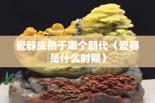 瓷器成熟于哪个朝代（瓷器是什么时期）