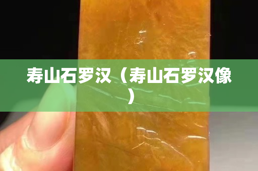 寿山石罗汉（寿山石罗汉像）