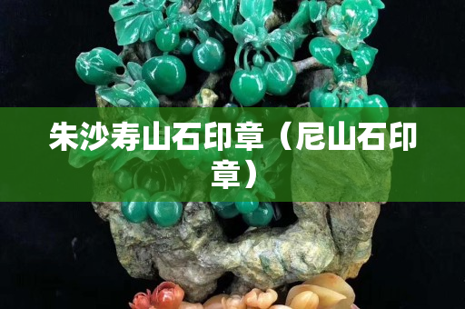 朱沙寿山石印章（尼山石印章）